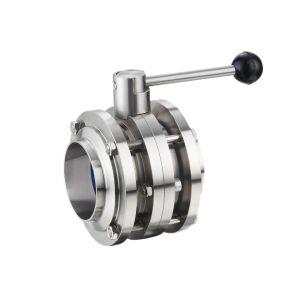 1/8"--4" WZ Food Grade Stainless Steel 304 316L Sanitary Three PCS Manual