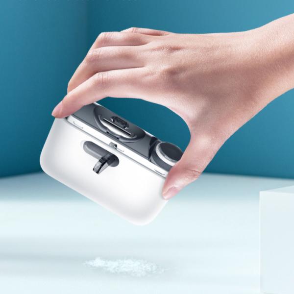 USB Chargeable Electric Baby Nail Cutter with Low Vibration Motor and 360° Rotation