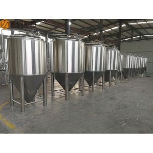China 500L Stainless Steel Fermentation Tank Small Conical Fermenter 60 Degree Cone on sale