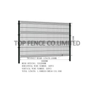 wire mesh fence panel / 868 fence / 656 fence
