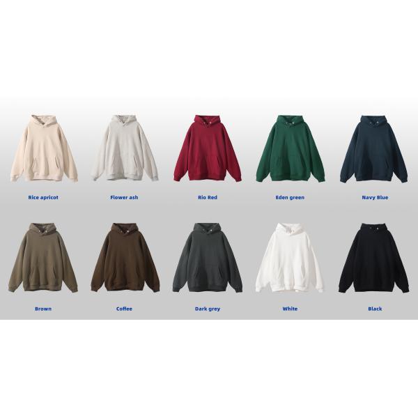 Oversized Thick Hip Hop Plain Sublimation Cropped Hoody Cotton Hooded Drawstring Pocket Men's Sweatshirt