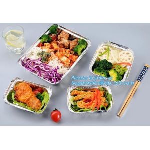 Popular household kitchen food packing aluminum foil container/pan/tray