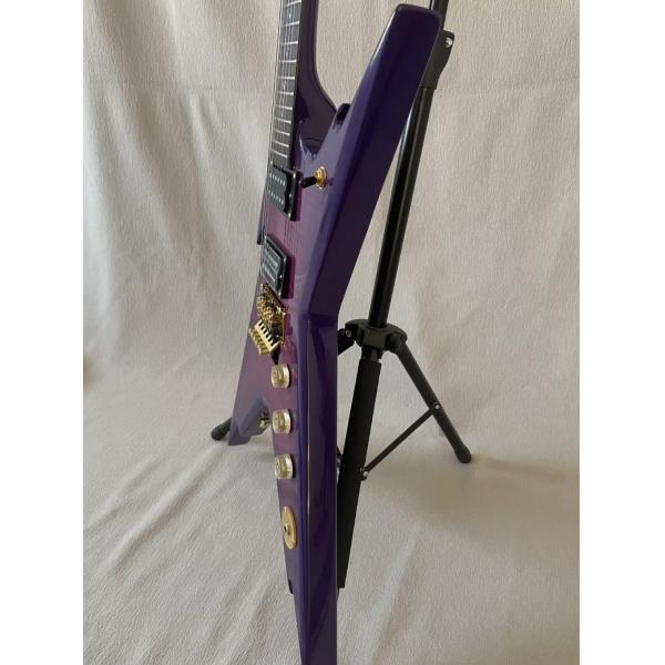 Custom Dean Dime Razorback DCR Black Tooth Limited Electric Guitar