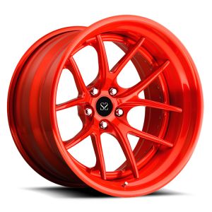 Customized Silver 2 PC Car Rims 18 19 20 21 22 23 inches For Lamborghini,