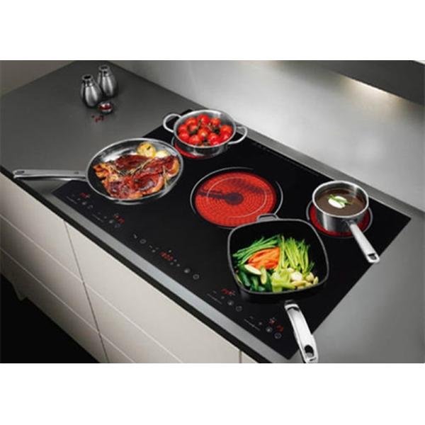 Buy AC240v 77cm 5 Burner Electric Ceramic Hob For Hotel at wholesale prices
