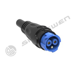M19 Series Push-pull Self-locking Black Connection Industrial 3 Pin Female Male