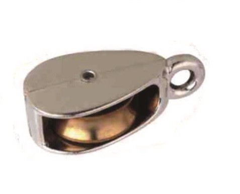 Buy Zinc Alloy Single Wheel Fixed Pulley 1'' 1/2'' at wholesale prices