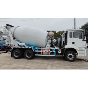 White SHACMAN H3000 Cement Mixer Lorry 6x4 336HP Concrete Mixer Lorry