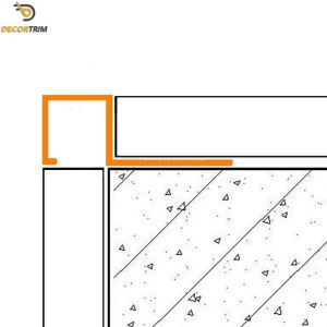 2500x11mm Metal Tile Trims , Aluminum Alloy Ceramic Tile Edge Profiles