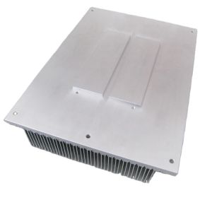 Alloy Practical TEC Heat Sink , Silver Extruded Aluminum Heatsink