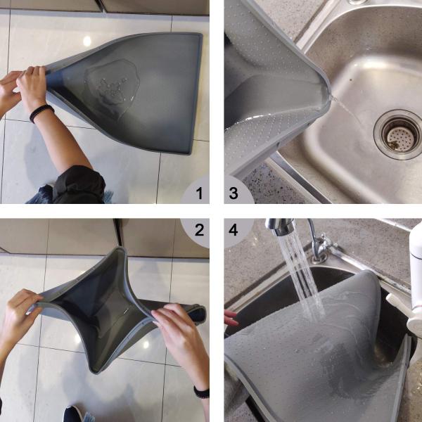 Customized Silicone Dog Cat Mat Non-stick Food Pad Waterproof Silicone Pet Feeding mat