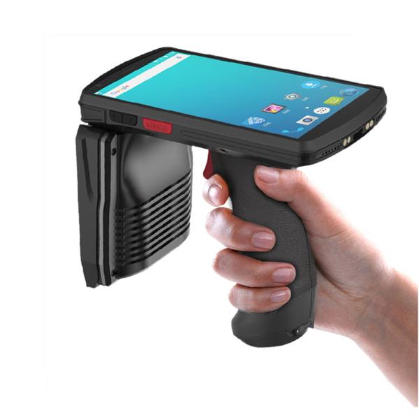 Buy UHF Reader 5000MAh Handheld Terminal PDA Android Barcode Scanner GMS at wholesale prices