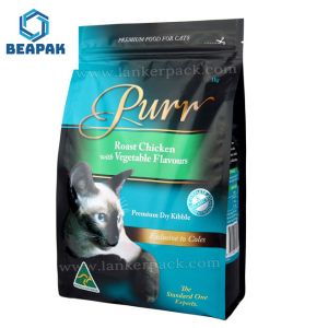 Zipper Flat Bottom Recycled Opaque k Pet Food Bags