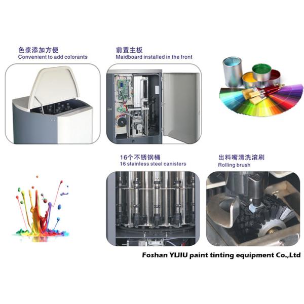 Sequential Automated Paint Dispenser Tinting Equipment High Precision Control CE