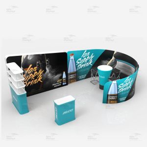 Aluminum Quick Build Exhibition Display Trade Show Booth UV Resistant