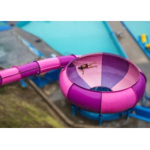 Huge Bowl Water Slide 1 Rider Load Custom Color For Amusement Water Park