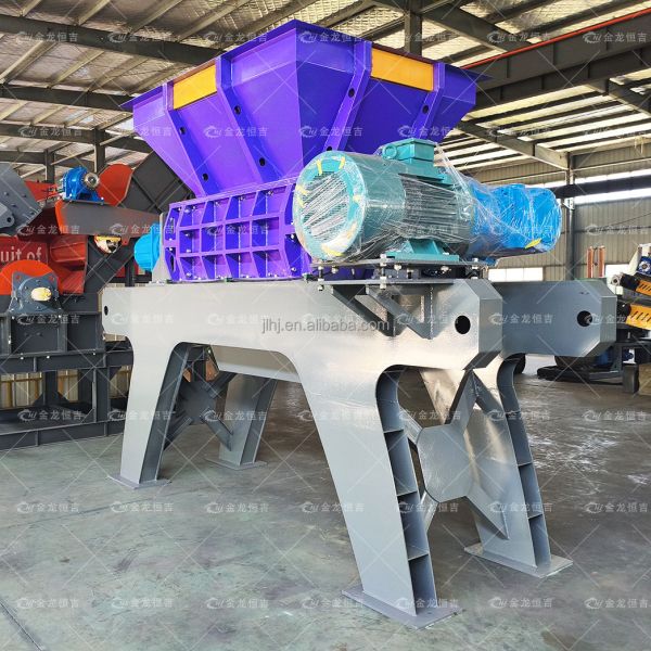 90 kW Power 20100 kg Weight Low Noise Double Shaft Shredder for Scrap Metal Recycling
