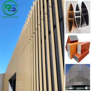 Environmental Friendly Linear Suspended Metal Ceiling 0.9mm White Aluminum