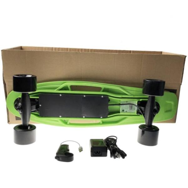 27inch Fish Shape Plastic Electric Skateboard With Remote Control Single Drive