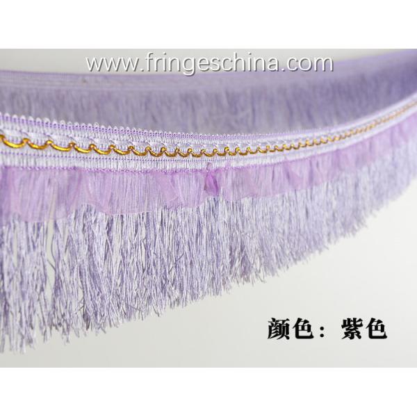 Latest decorative OEM custom design tassel fringe for curtain cushion trimmings
