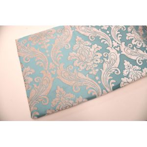 SGS Cream Jacquard Upholstery Fabric Tear Resistant Jacquard Tablecloth Fabric