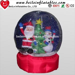 China Large snow globes and Transparent inflatable Christmas snow globes and advertising human inflatable on sale