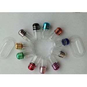 13mm Small Plastic Pill Containers SGS Single Capsule Packaging