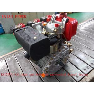 China 0.247L Displacement Air Cooled Diesel Engine With Recoil Start / Electric Satrt System on sale