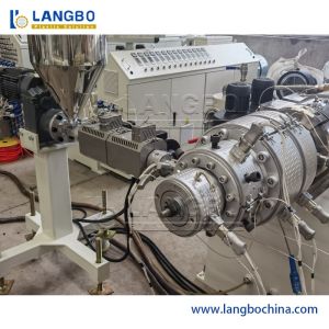 PVC Plastic Pipe Manufacturing Machine Capacity 300kg / PVC Tube