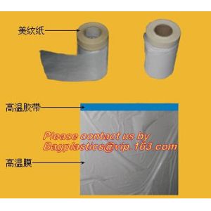 HDPE auto paint overspray protective masking film overspray masking film,