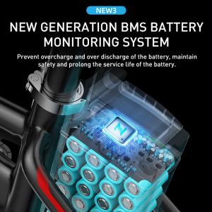 Collapsible Lightweight Electric Bicycle 400W 14In 18kg Net Weight