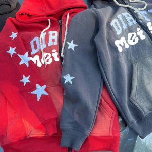 Custom Distressed Hoodie Applique Embroidery Patch Hoodie Pullover Heavyweight