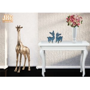 Trumpet Glossy White Polystone Centerpiece Table Vases Floor Vases For Home