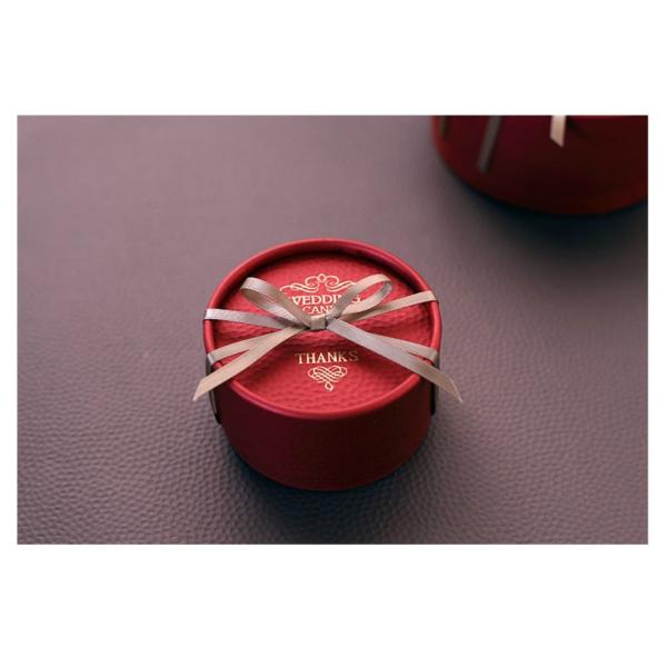 Custom Logo Recyclable Truffle Packaging Round Cardboard Chocolate Box Favors Gift For Wedding Souvenirs