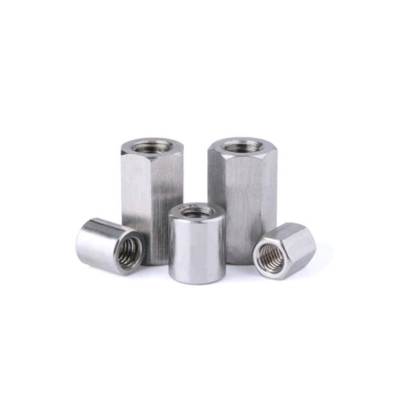 Stainless Steel Long Threaded Hex Coupling Nut DIN 6334 M10 M12 M14