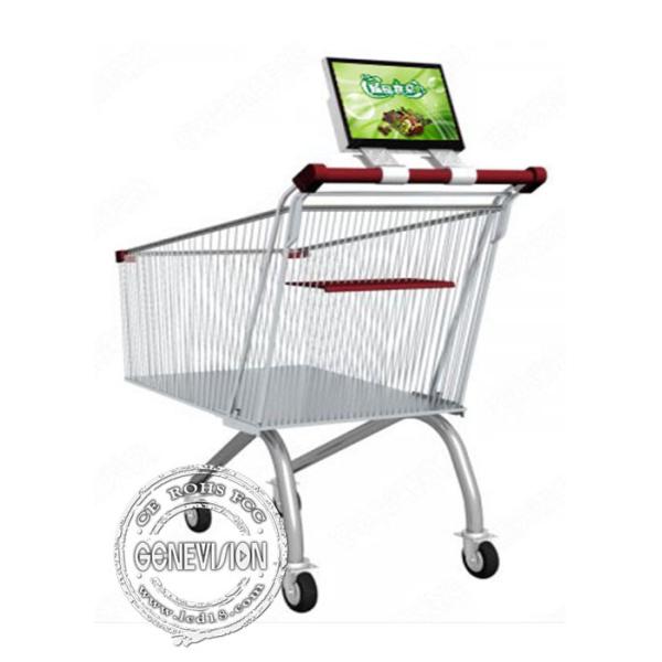 12.1 Inch Supermarket Shopping Trolley Bus Digital Signage Advertising