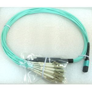 Plenum Jacket Female MTP MPO Fiber Elite Cable Assembly