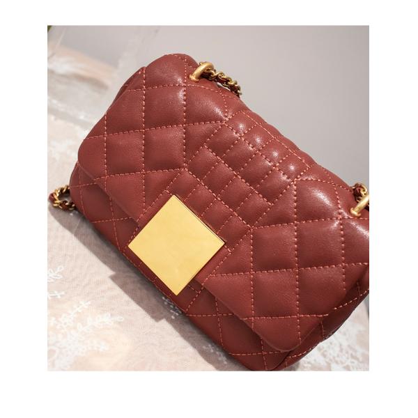 Buy High-Quality Leather Small Fragrant Rhombus Female Crossbody Bag at wholesale prices