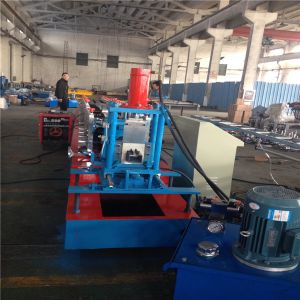PLC Control Rack Roll Forming Machine Upright Shelf Making Equipment