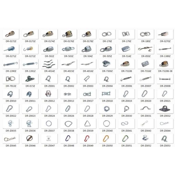 DR-Z0069 Malleable Steel Wire Rope Clips JIS Type Stainless Steel Cable Clamps 304SS 316SS