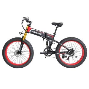 1kw Motor Folding Fat Tyre Electric Bike , ODM Electric Assist Mountain Bike