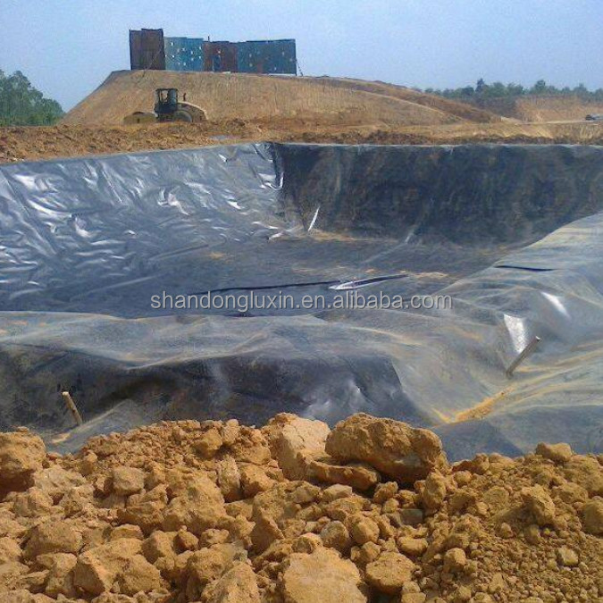 Quality Professional Geomembrane for Fish Ponds and Landfill Sites Length 50-200m Width 1-6m for sale