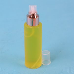 Plastic PET Frosted Cylinder Cosmetic Empty Spray Bottle 100ml