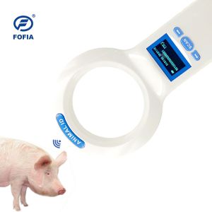 Built-In System Clock RFID Microchip Scanner With 3 AA Power Supply