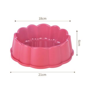 Multi-Purpose Flower-Edge Pet Bowls - Versatile Feeding and Hydration Solution