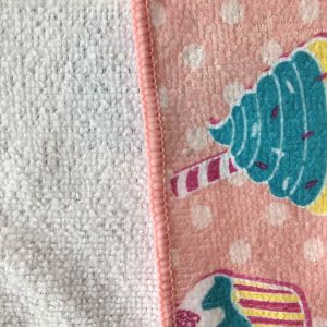 Cute printed cake towels microfiber absorbing water kitchen useage with single