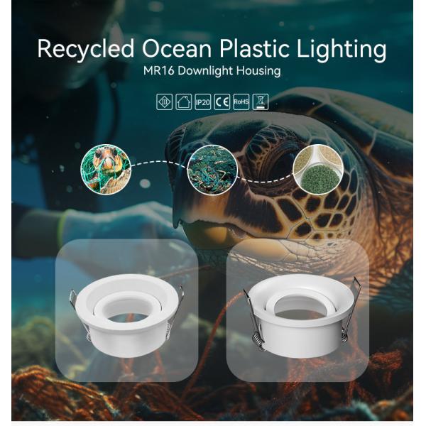 Eco Friendly MR16 Downlight Housing Deep Curve Down Light Housing