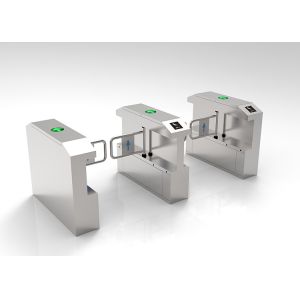 Premium Building Automatic Pedestrian Barrier Gate Sus304 Stainless Steel DC 24V