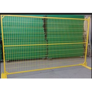 Professional Freestanding Chain Link Fence Panels , Portable Construction Fence