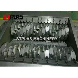 Rubber / Wood / Plastic Shredder Machine , Waste Plastic Crushing Machine